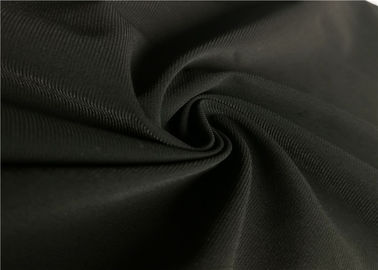 Black 4 Way Stretch Tricot 75 Nylon 25 Spandex Fabric Men Swimwear Fabric